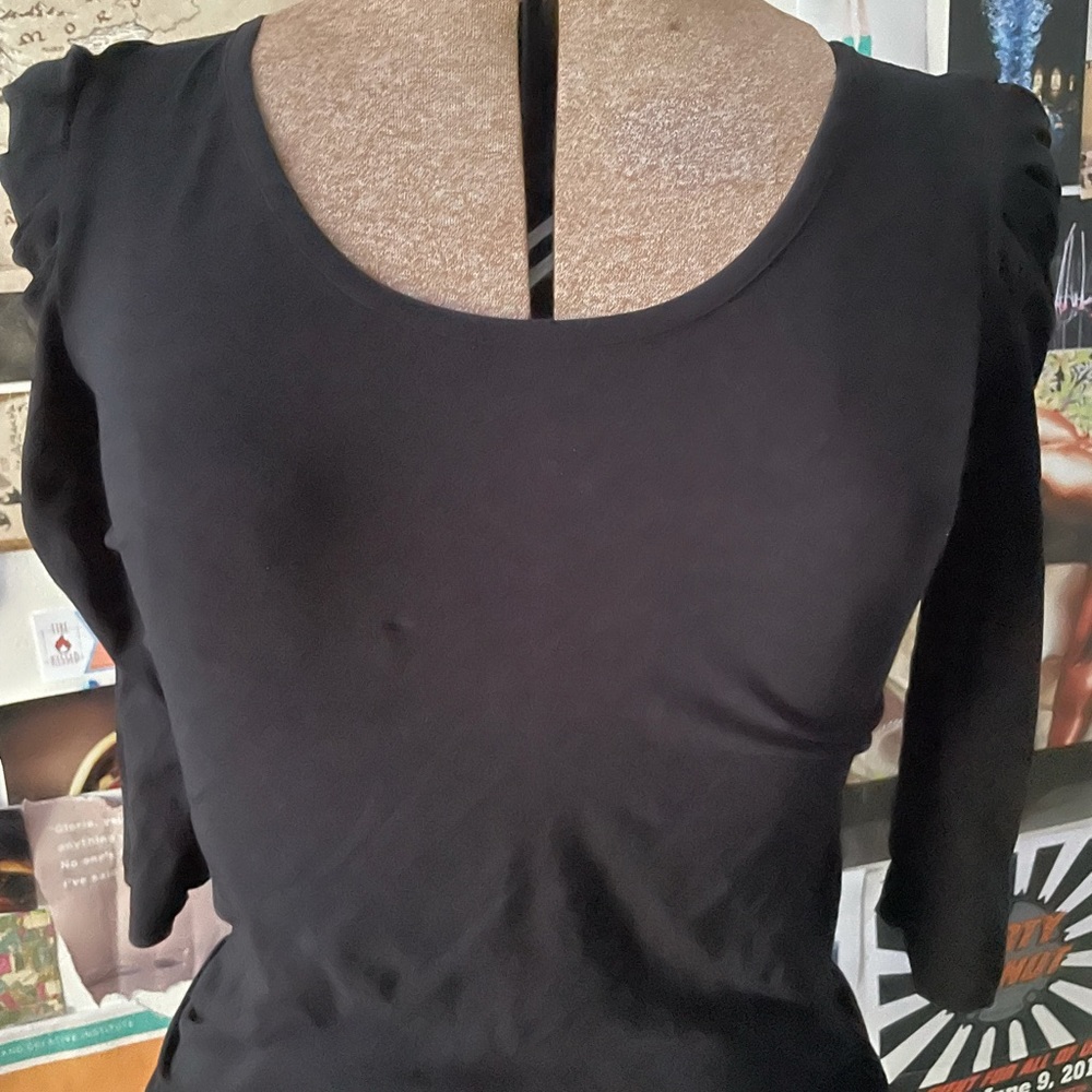 Wicked cool ruffle puff sleeve